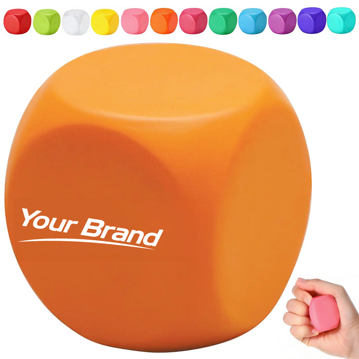 PU Foam Geometric Cube Stress Reliever Block