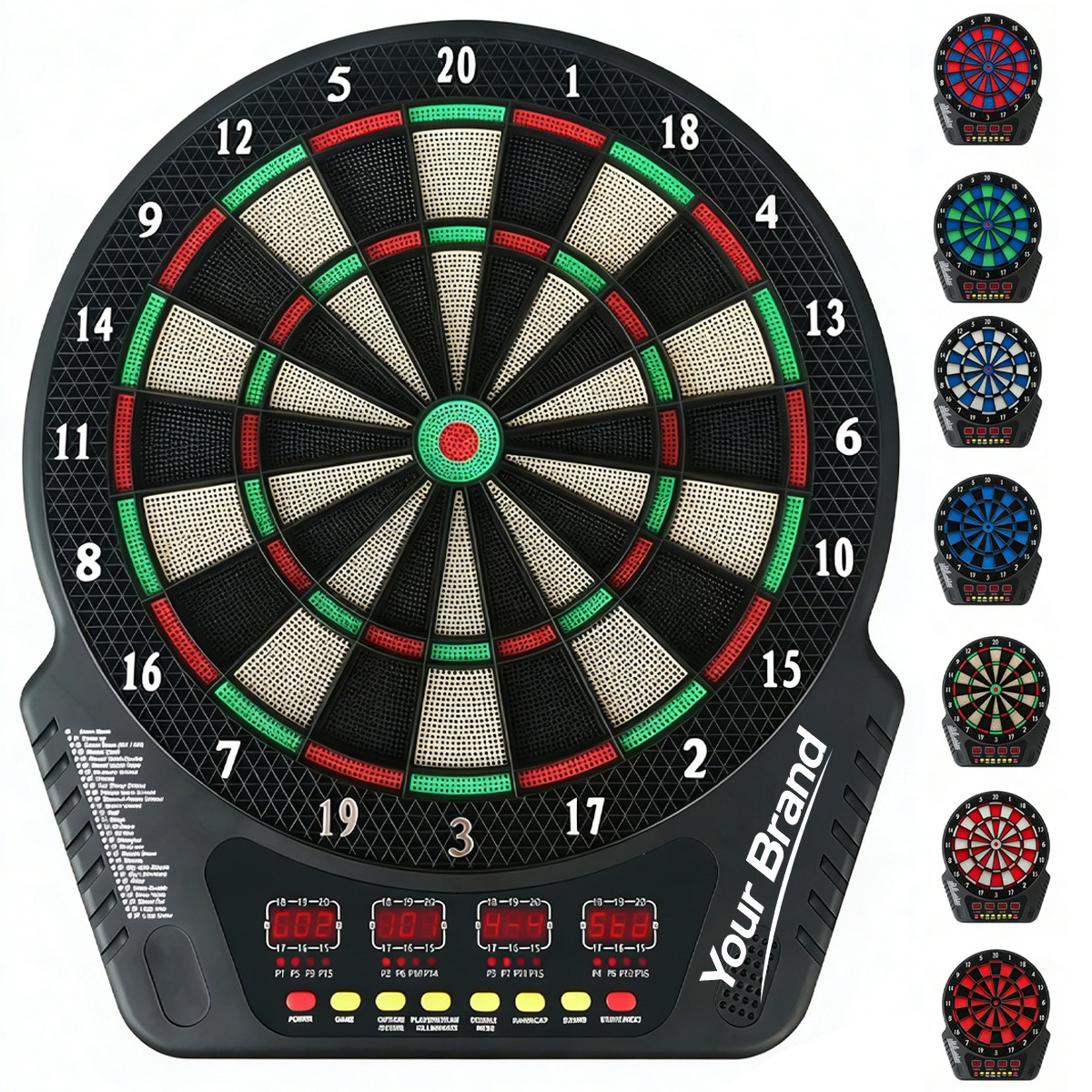Electronic Soft Tip Dartboard Game Set