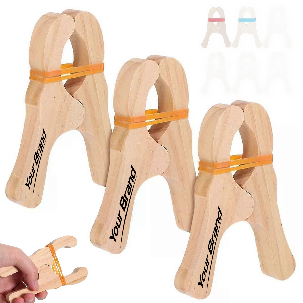 Wooden Jumbo Play Clip Fort Builder Toy