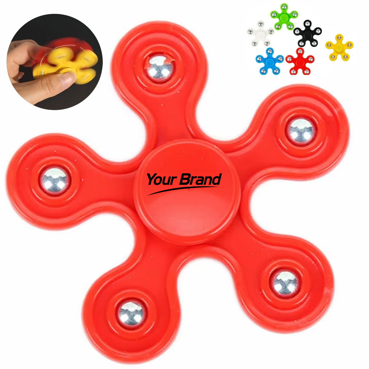 5 Arm Star Fidget Spinner Stress Reliever Toy