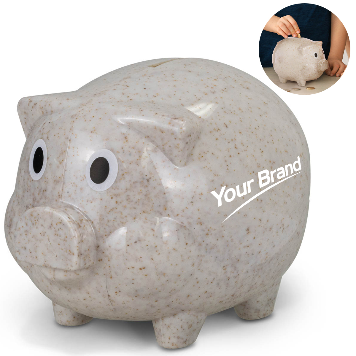 Plastic Piggy Bank Coin Saver