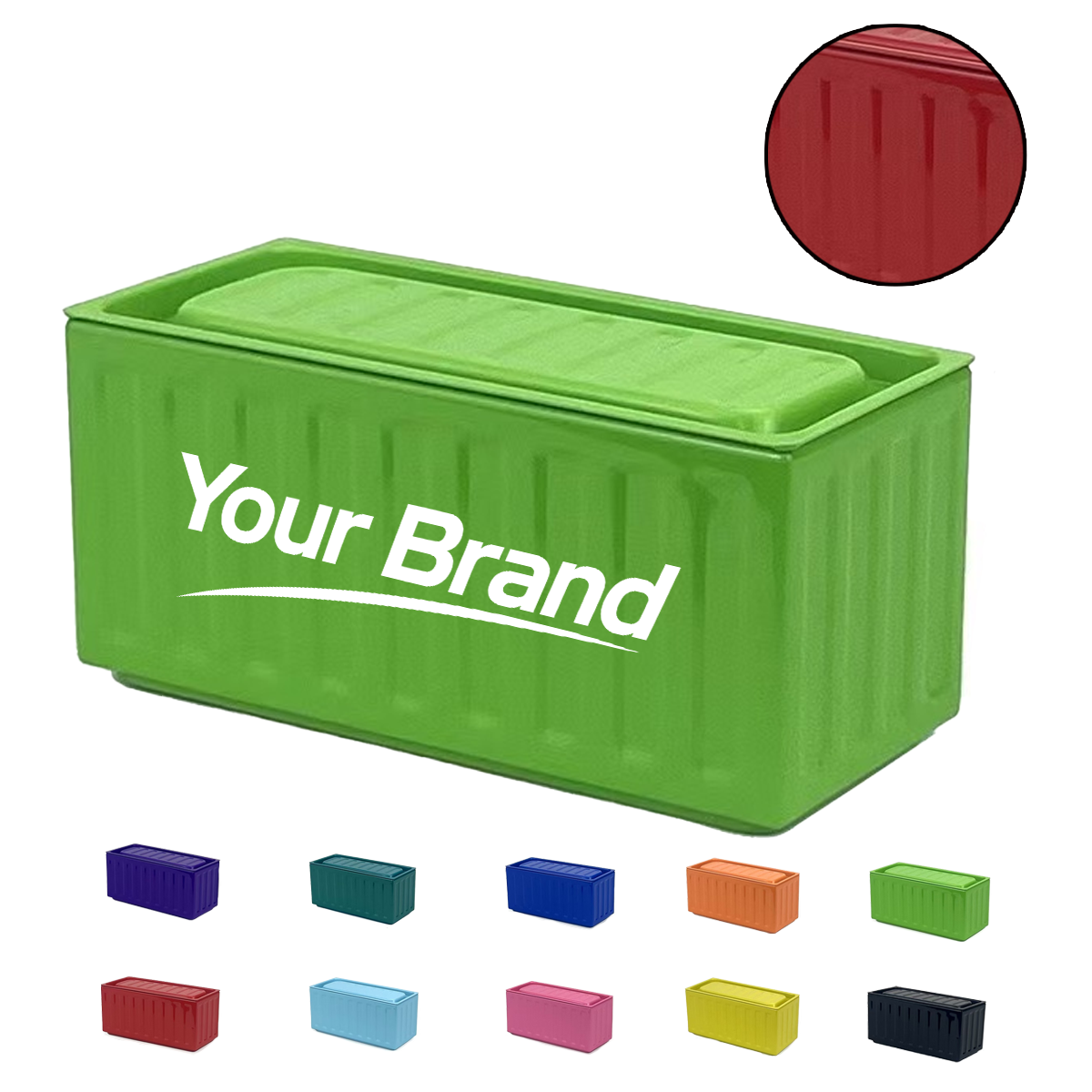 Stackable Shipping Container Toy Metal Storage Box