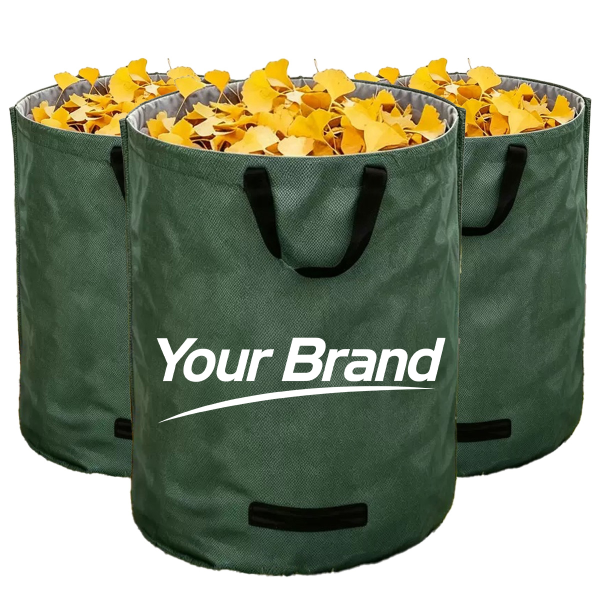Heavy Duty Waterproof 500L Garden Leaf Waste Bag