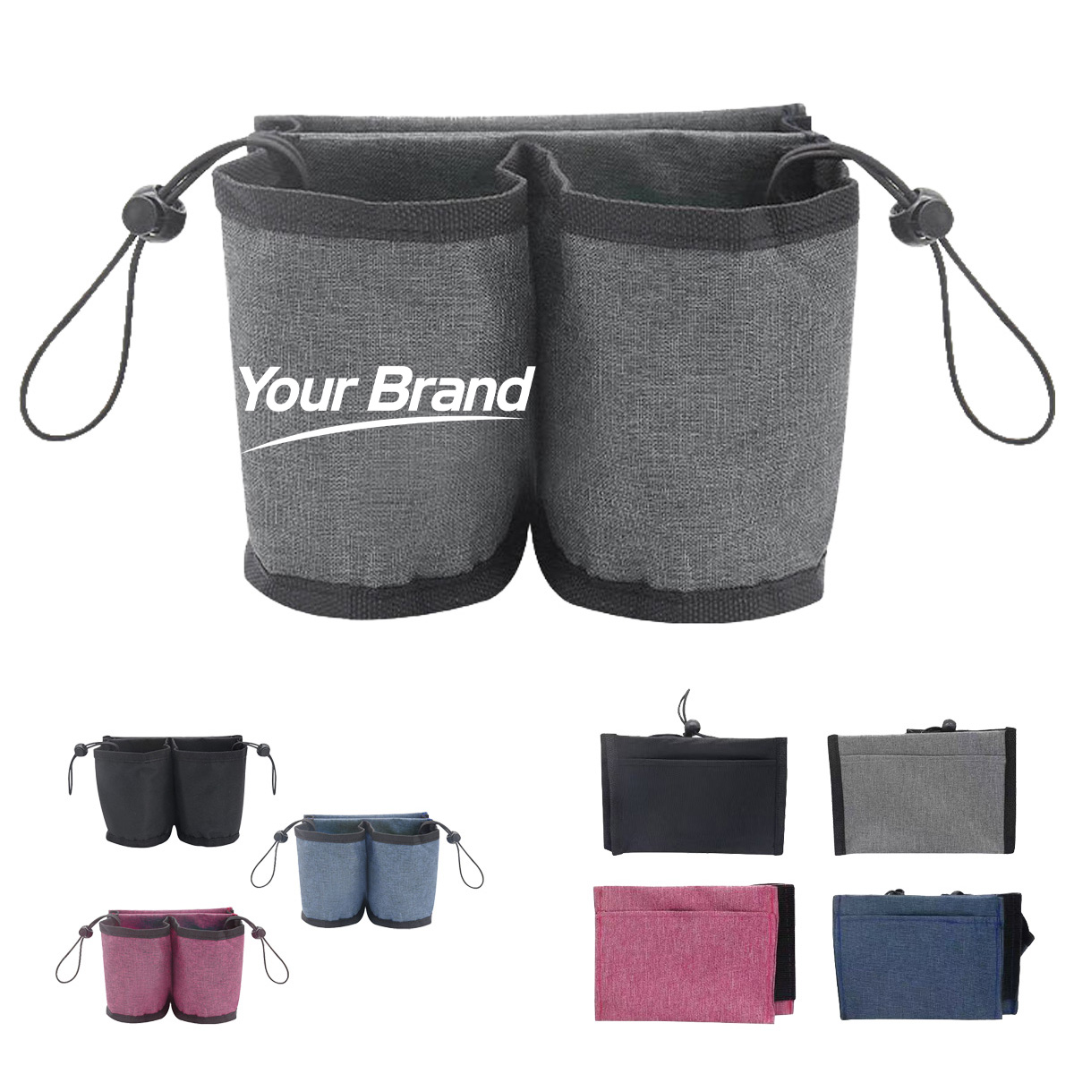 Universal Luggage Travel Cup Holder for Suitcase Handles