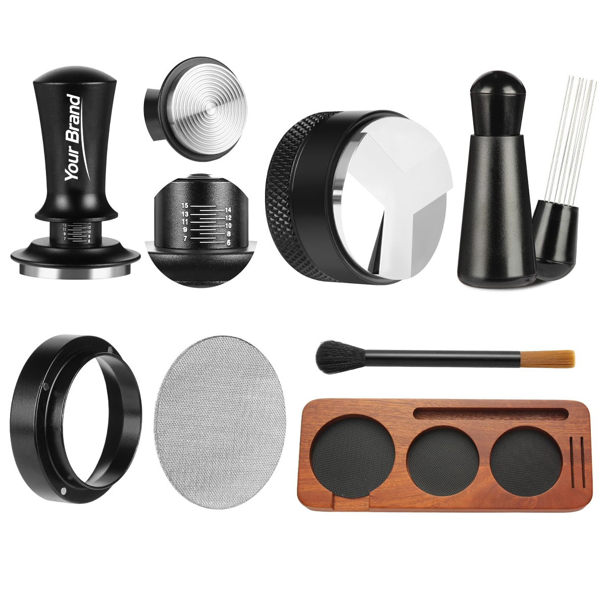 Premium 7-Piece Espresso Barista Tool Kit