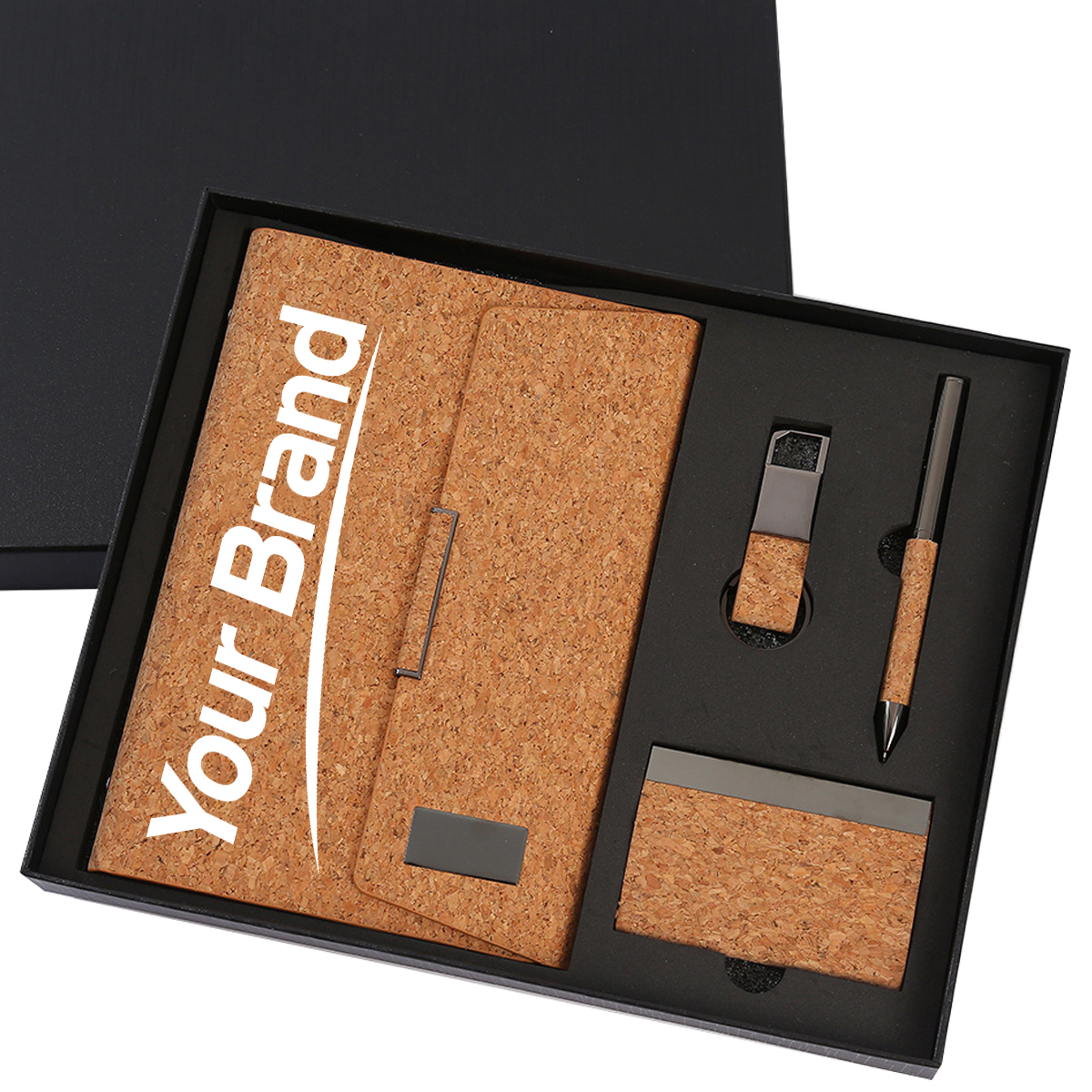 Sustainable Cork Executive 4-Piece Business Gift Set
