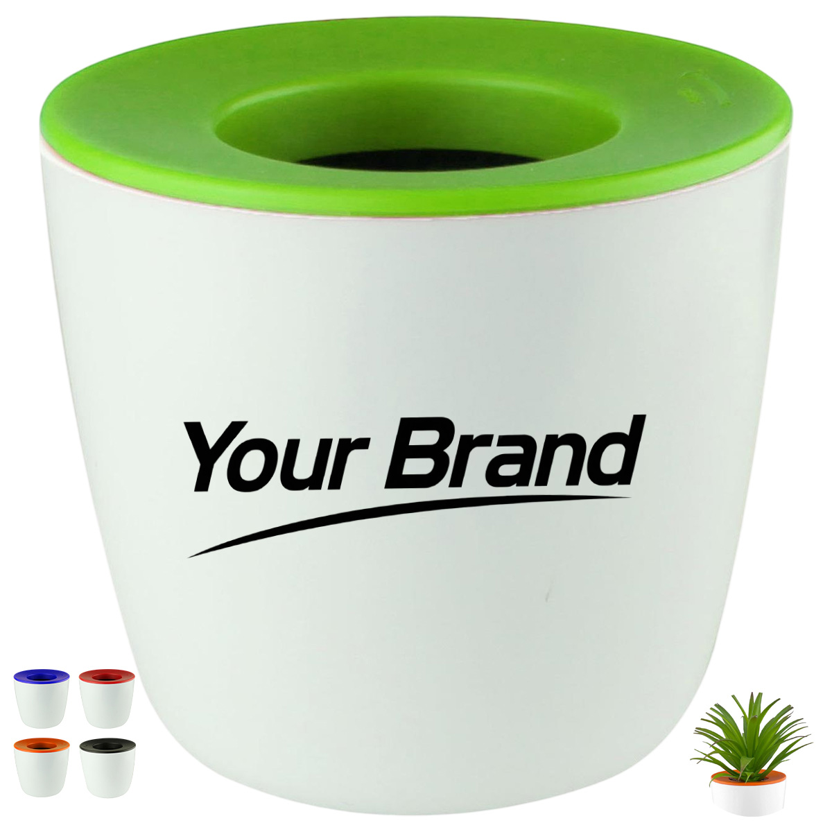 Modern Plastic Desktop Flower Pot