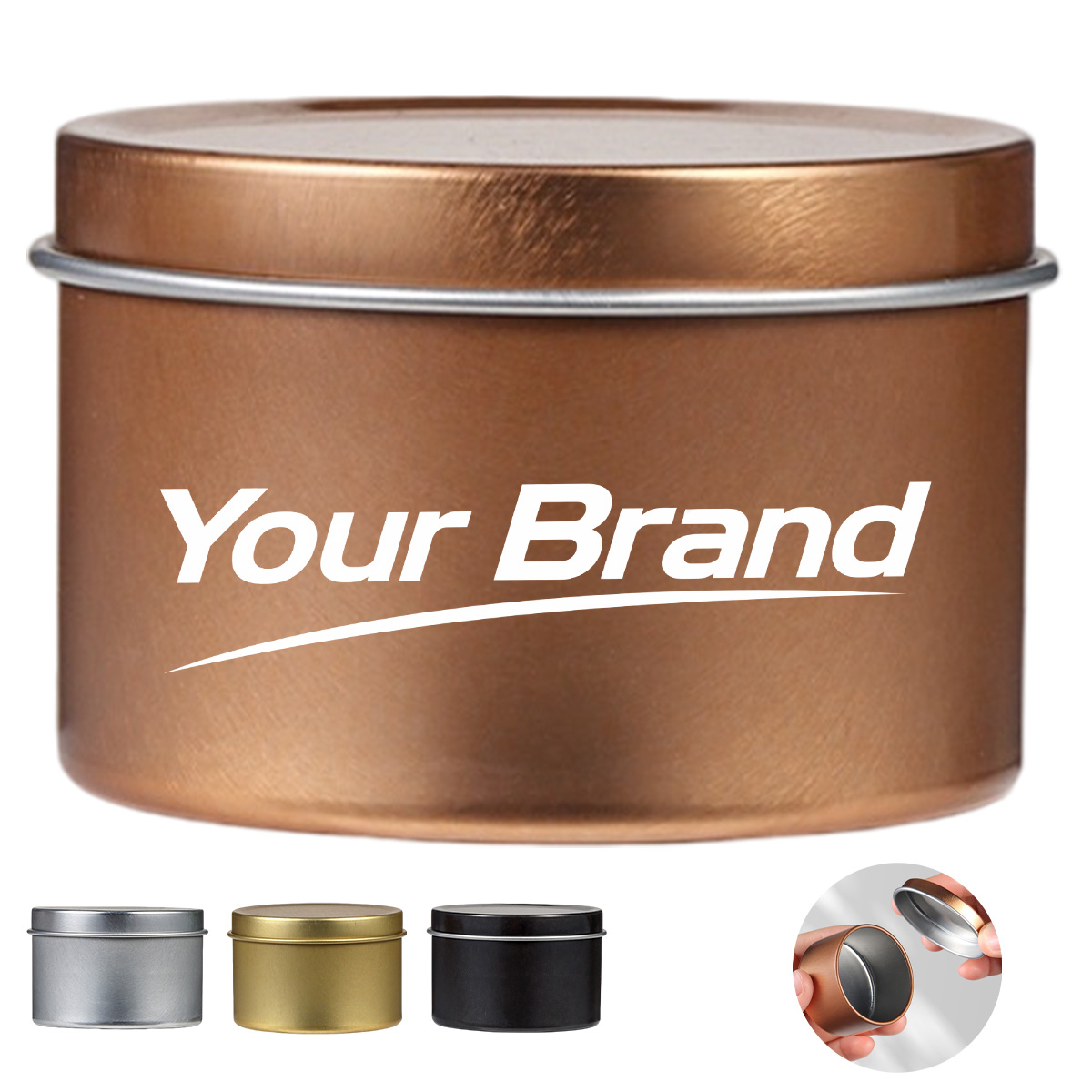 Portable Aromatherapy Candle Tin Jar