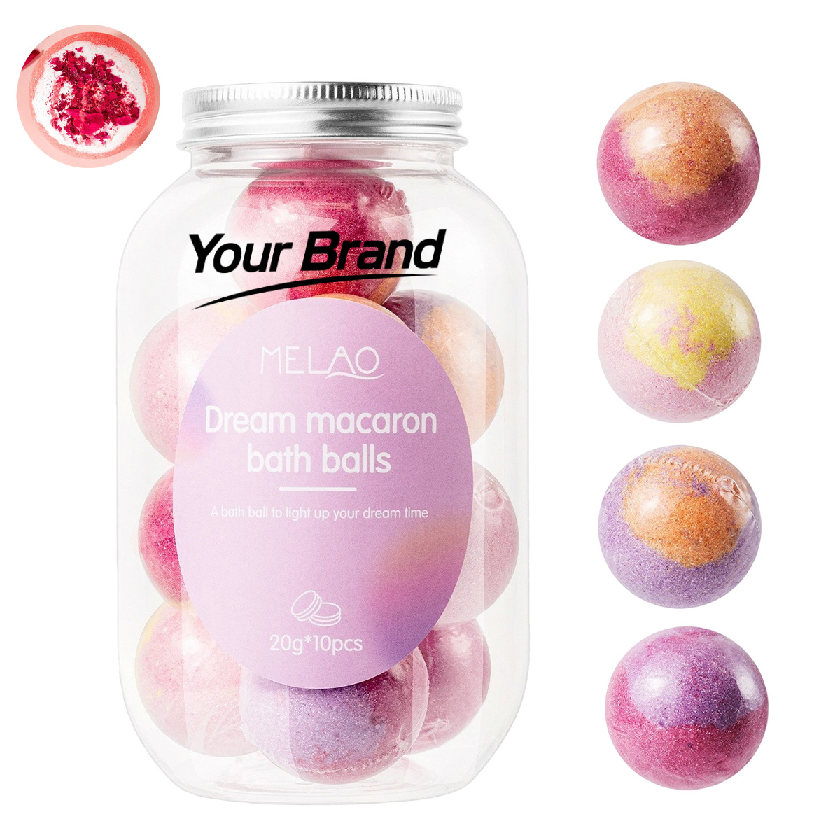 Exfoliating Bath Salt Charcoal Bath Balls Relaxing Skin