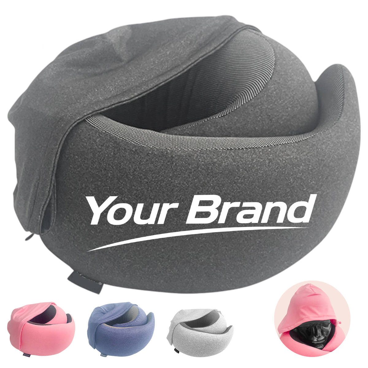 Memory Foam U Shaped Neck Pillow For Travel Comfort