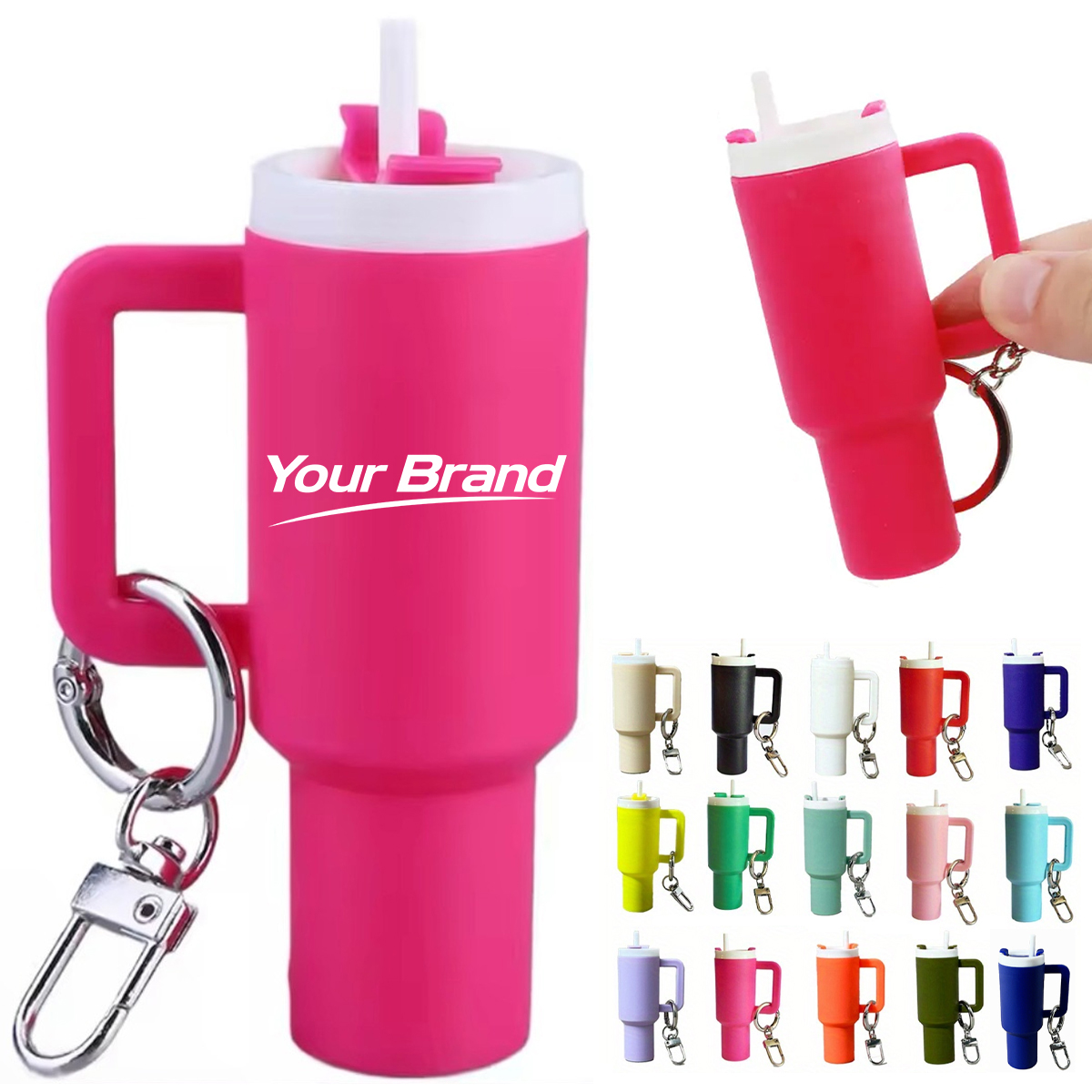 Miniature Insulated Tumbler Keychain