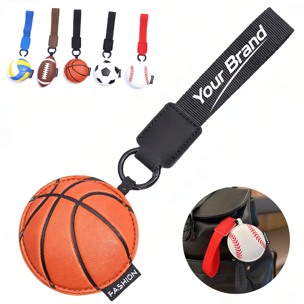 Mini Sports Ball Keychains