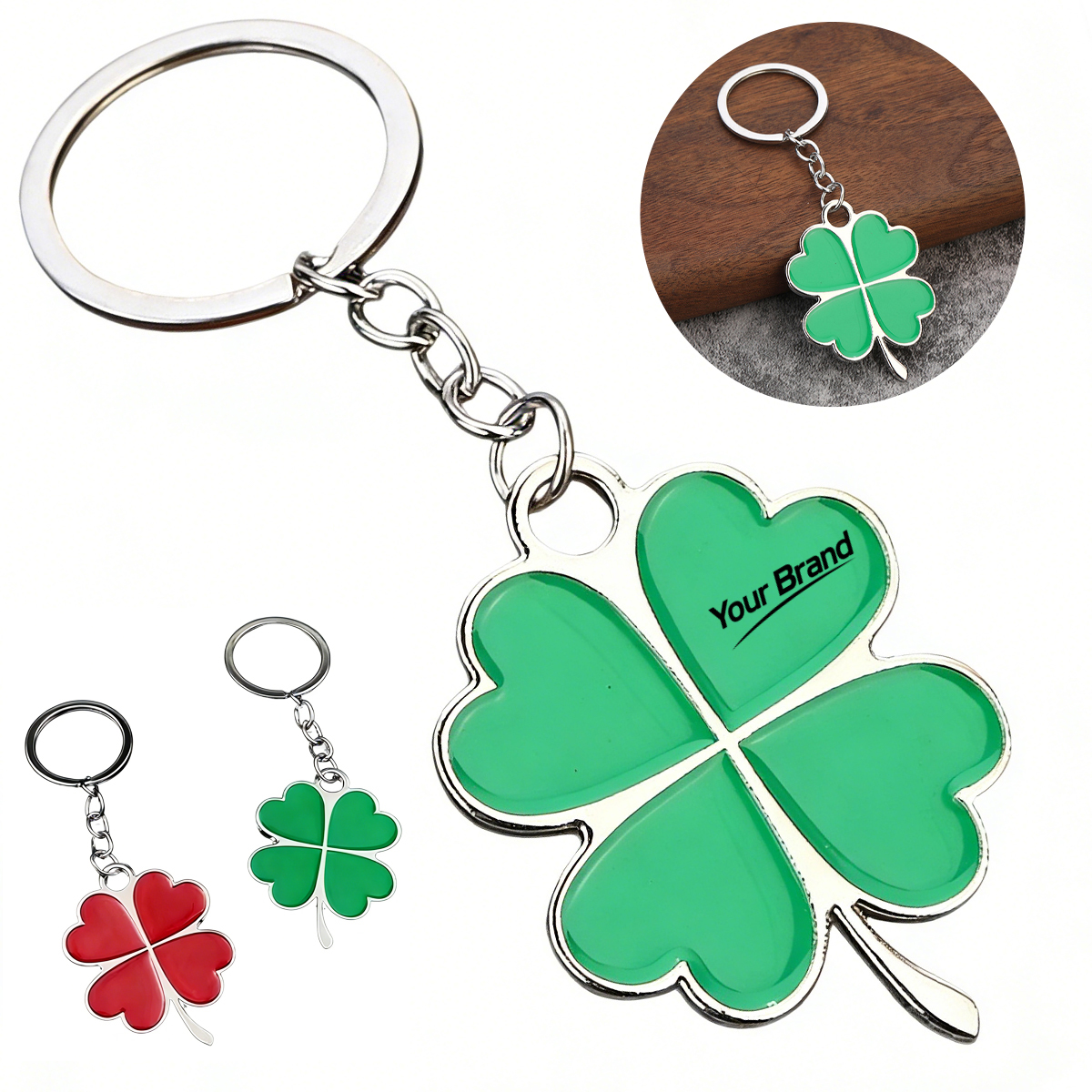 Four Leaf Clover Keychain