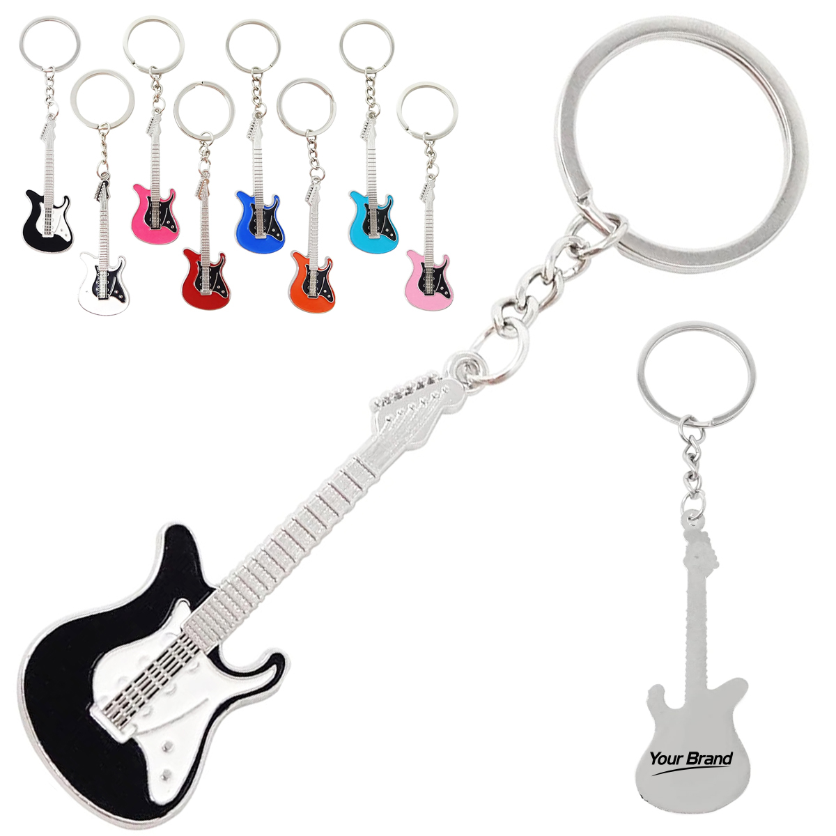 Electric Guitar Keychain