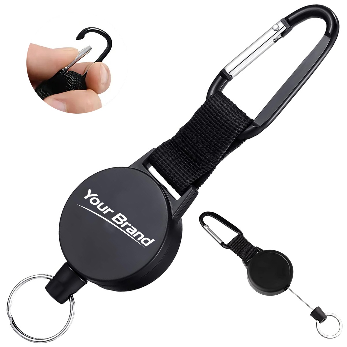 High Elasticity Retractable Badge Reel Keychain