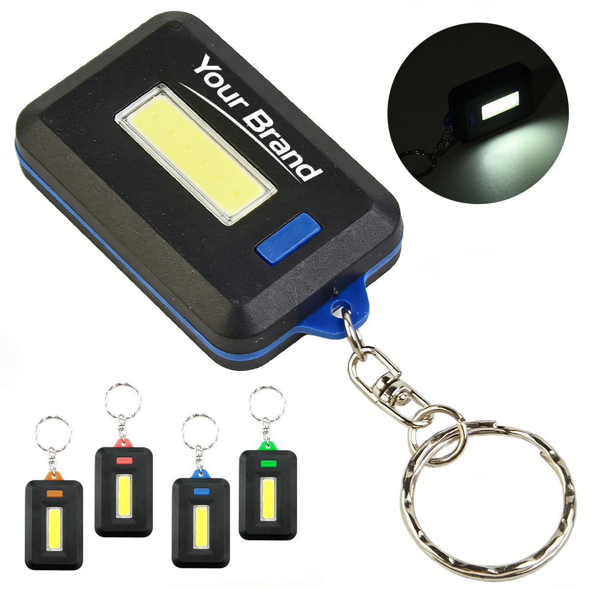 Mini LED Flashlight Keychain