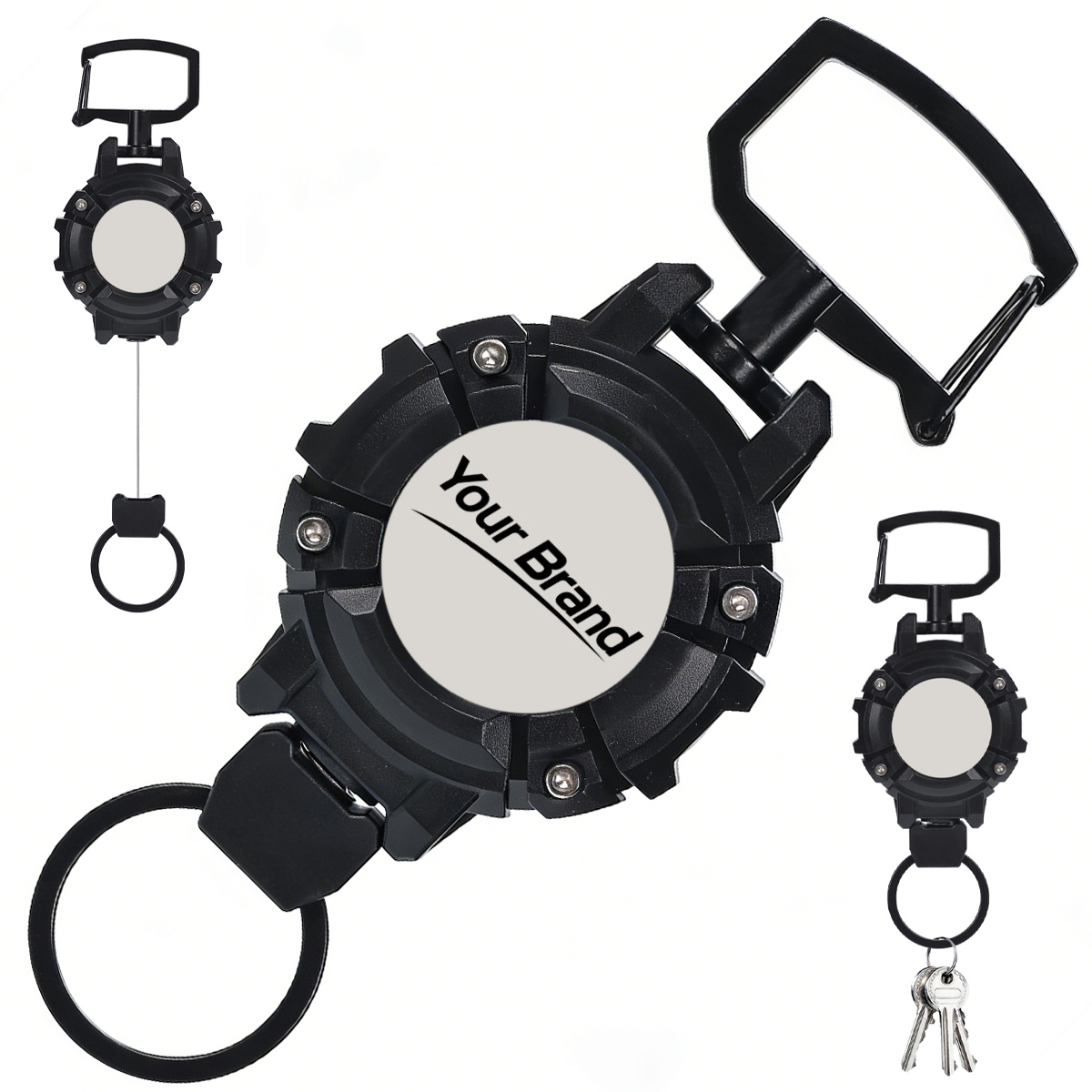 Retractable Carabiner Key Reel